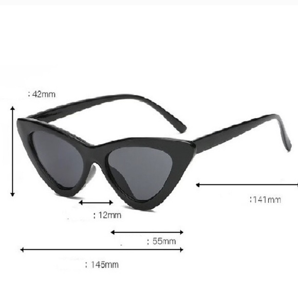 Vintage Style Cateye Sunglasses - Picture 3 of 3